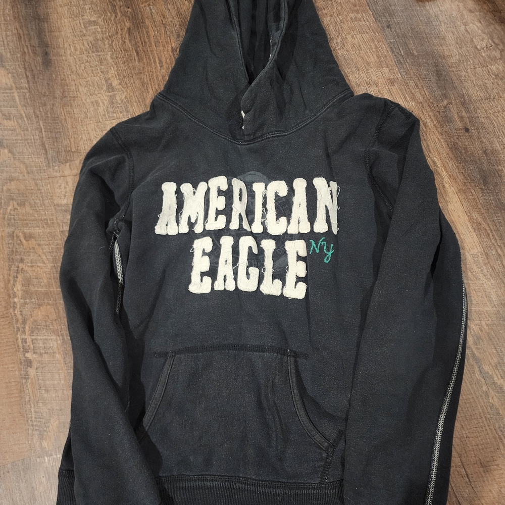 American Eagle Outfitters Black Fleece Hoodie